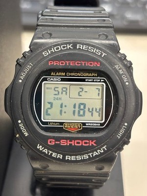 Casio G Shock DW5750E Watch Timepiece Solar Radio Wave Authentic Vintage Genuine
