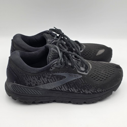 Brooks Addiction GTS 15 Mens 9.5 Black Running Walking Shoes 1103651D020
