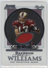 2006 Bowman Sterling Relics Brandon Williams #BS-BW 1e1b