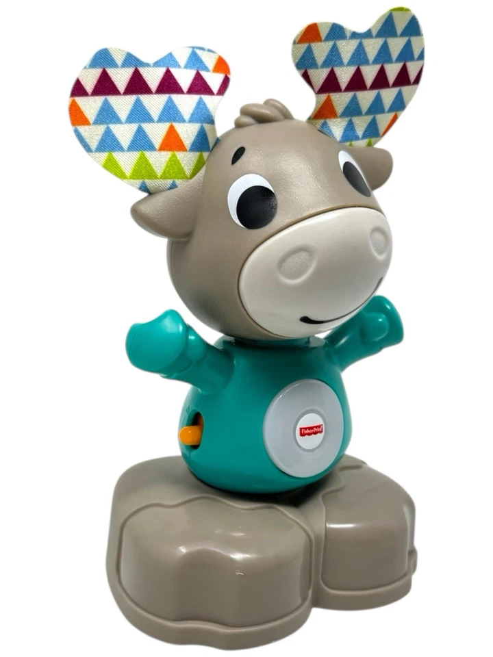 Fisher-Price Parlamici Baby Alce Dondolina Lernen Licht Sound INKgrafiX Toys A39 - Bild 3 von 4