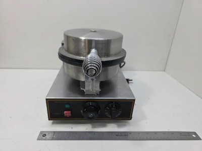 Commercial Nonstick Electric Steel 110V Round Waffle Baker Machine Model XC-XG-1