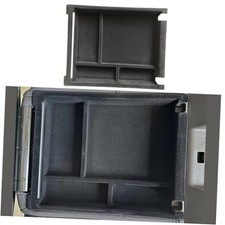 Black Flocking Center Console and Armrest Organizer Fit for Chevy Silverado 