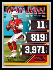 Kyler Murray Arizona Cardinals 2021 Score #NL9 Next Level Stats Gold