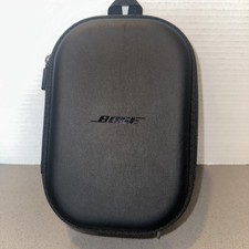 Bose Hard Shell Headphone Carry Case Zip Closure Interior And Exterior Pockets