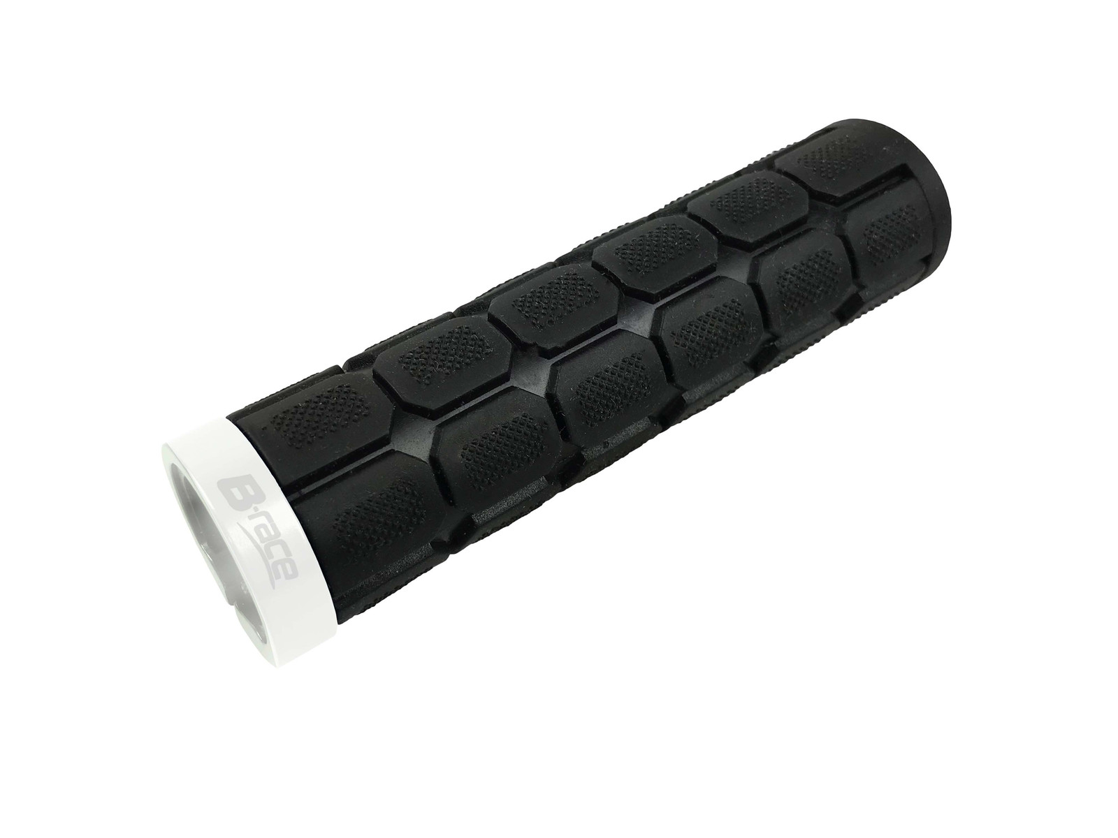 B-RACE MANOPOLE IN GOMMA B-GRIP NERO/BIANCO