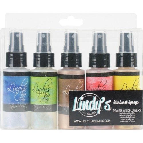 Lindy's Stamp Gang Starburst Sprays 2oz 5/Pkg-Prairie Wildflowers - SS-SET-9 - Picture 1 of 2