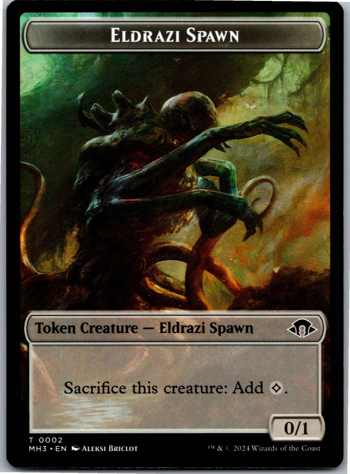 Eldrazi Spawn Token - T - MTG: Modern Horizons 3 (MH3 - 2) 2024 [LP]