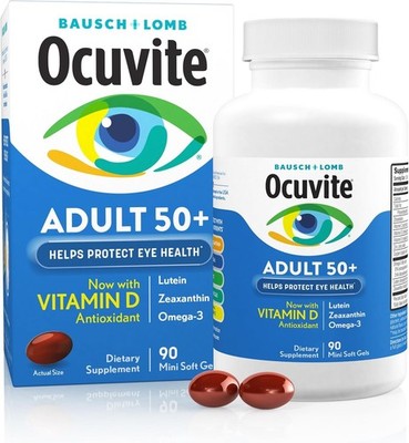 Advanced 50+ Eye Vitamin Supplement: Replenishing Vision Support with Lutein