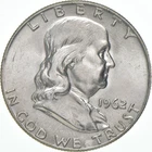 1962-D Franklin Half Dollar AU 90% Silver *3494