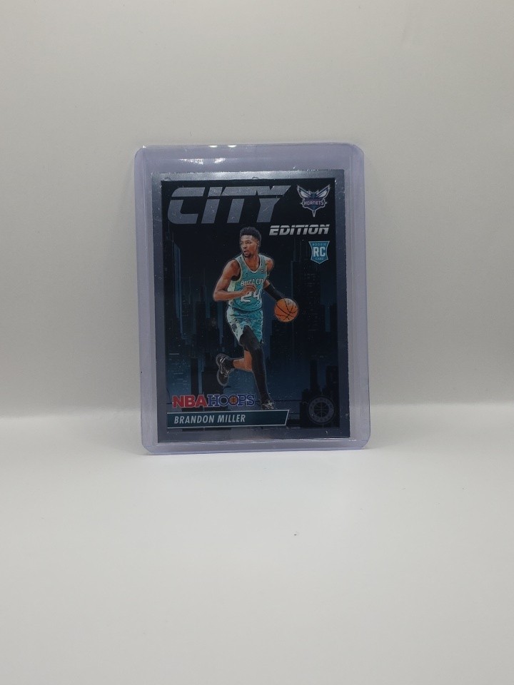 2023-24 Panini NBA Hoops Premium Stock - City Edition #12 Brandon Miller (RC)