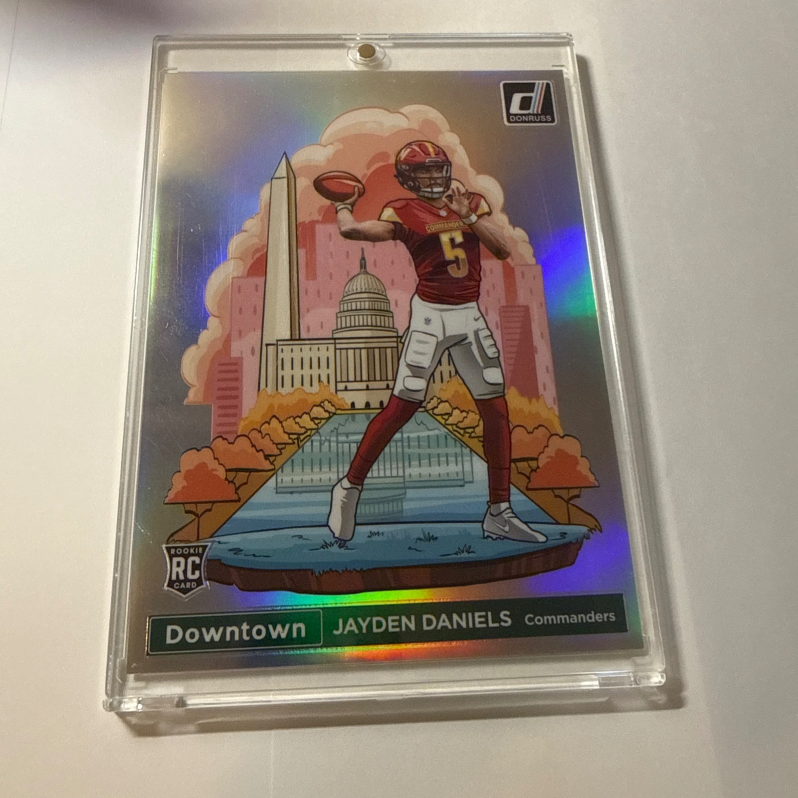 Jayden Daniels Panini Donruss Downtown! #16 Base