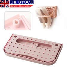 4Pcs Wall mounted Shoe Rack Holder Foldable Campervan Storage Shoe Rack Drain UK