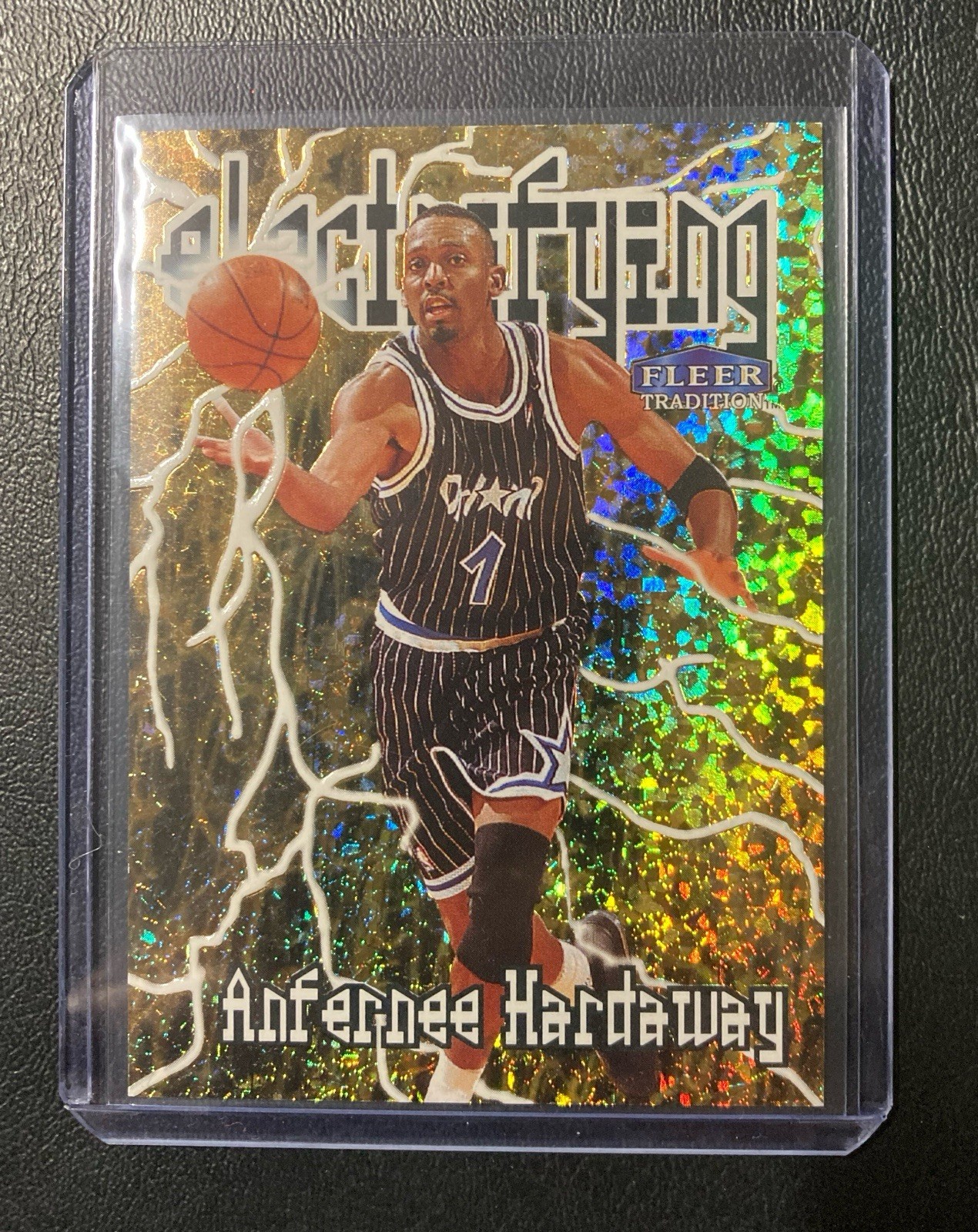 Anfernee Hardaway 1998-99 Fleer Tradition Electrifying #3 NBA Orlando Magic