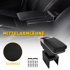 Auto KFZ Mittelarmlehne Universal Schwarz Mittelkonsole Armlehne Fit Meiste XY