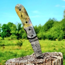 Damastmesser Einhandmesser Taschenmesser Klappmesser hangeschmiedet Unikat (Y22