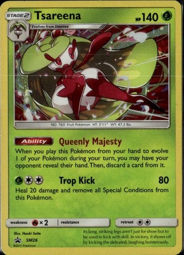 Tsareena - SM26 Holo Promo Sun & Moon Promo Pokemon Near Mint