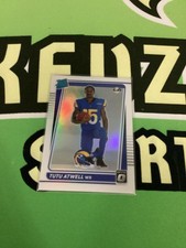 2021 Panini Donruss Optic - Rated Rookie Tutu Atwell #220 Holo Prizm...