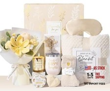 Birthday Gifts for Women - Spa Self Care Package - Ivory White - Vanilla Coconut