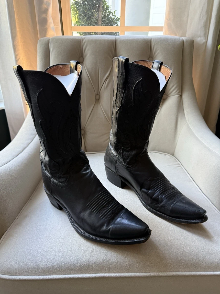 Lucchese Black Boots for Men for Sale - eBay