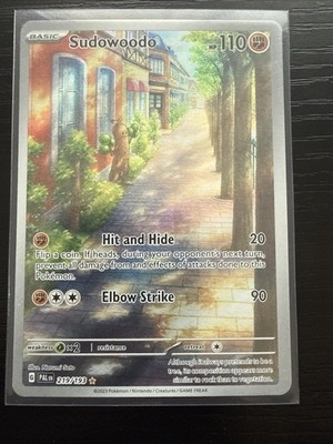Sudowoodo 219/193 Pokémon TCG Sv02: Paldea Evolved Illustration Rare