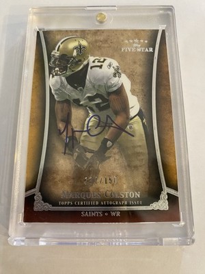 2011 Topps Five Star Signatures 112/150 Marques Colston #FSS-MC Auto 0f8