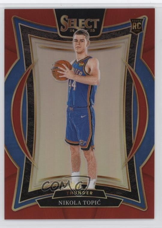 2024-25 Panini Select Concourse Red Prizm 91/199 Nikola Topic #89 1s2h