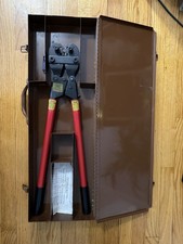 LAWSON 95314 Heavy Duty Battery Cable Lug Crimping Tool w Case