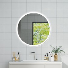 Specchio da bagno LED intelligente con dimmerabile e disappannamento