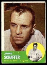 1963 Topps Jimmie Schaffer Chicago Cubs #81