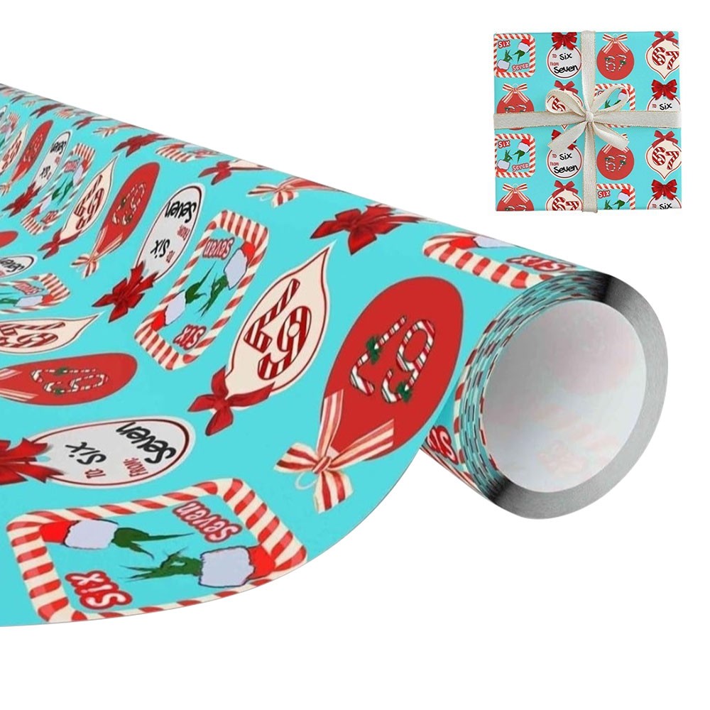 67 Christmas Wrapping Paper,67 meme Wrapping Paper,Funny Tee