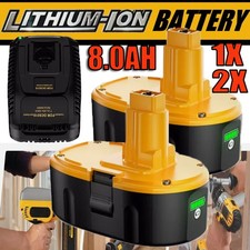 1-4PCS 8.0Ah 18V For Dewalt 18 VOLT DC9096-2,DC9098 DC9096 DC9099 Li-ion Battery