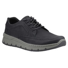 Hush Puppies Mens Nelson Leather Lace Up Trainers FS12082