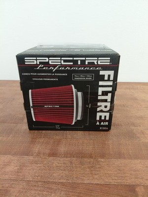 Spectre 8132L High Flow Cold Air Intake Air Filter - 3''/3.5''/4'' Inlet, 5.5'' Tall
