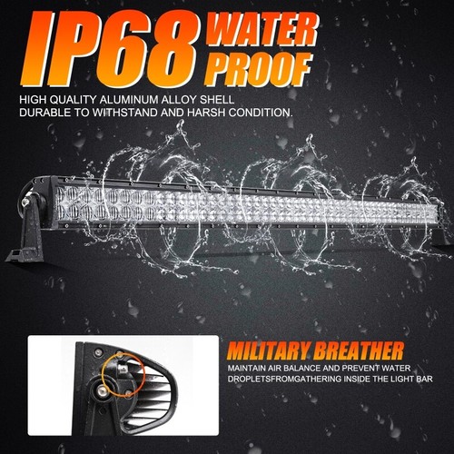 AUXBEAM 50" 5D LED Work Light Bar Spot Flood Combo Off-road Driving Lamp SUV ATV - Picture 3 of 12