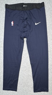 NIKE Pro NBA Compression Tights Navy Blue Tall Size 2XL-T NWOT
