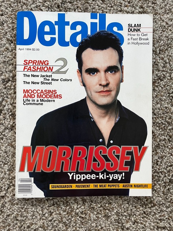 Details Magazine April 1994 Smiths Morrissey Soundgarden Pavement