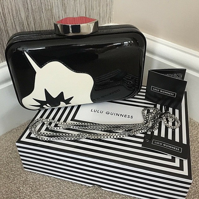 lulu guinness clutch bag