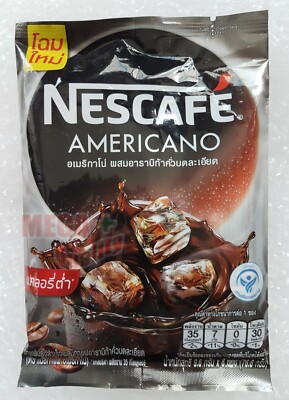Nescafe AMERICANO Coffee Mix Finely Ground Roasted Arabica Low Calories 8 sticks