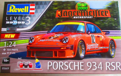  REVELL#5669 1/24 Gift Set Jagermeister Motorsport 50th Anniversary SEALED