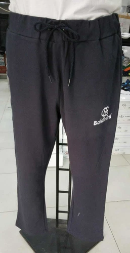 BALDININI men's blue man sweatpants with white logo size L BLD09ALZ - product listing photo