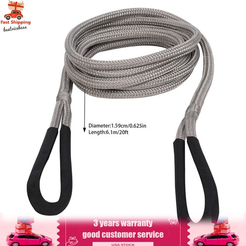 Road Recovery Kit Towing Ropes Recovery Rope w/ Shackles 6849.24kg/15100lbs - Foto 3 di 19