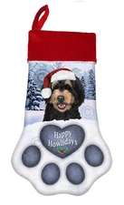Bernedoodle Holiday Christmas Stocking