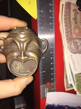 Devil Ashtray Bottle Opener Combo Saloon Cigar Demon Collector SOLID BRASS GIFT