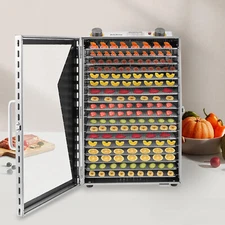 Commercial Food-Dehydrator Machine 18 Trays Large Food-Dehydrator for Jerky