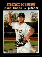 2020 Topps Heritage Jesus Tinoco #628 Colorado Rockies