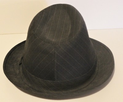 Dark Charcoal pin striped Fedora by Capstar Men main image 2
