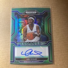 Abu Kigab 2022-23 Panini Prizm Draft Picks College Penmanship Green #CP-ABU