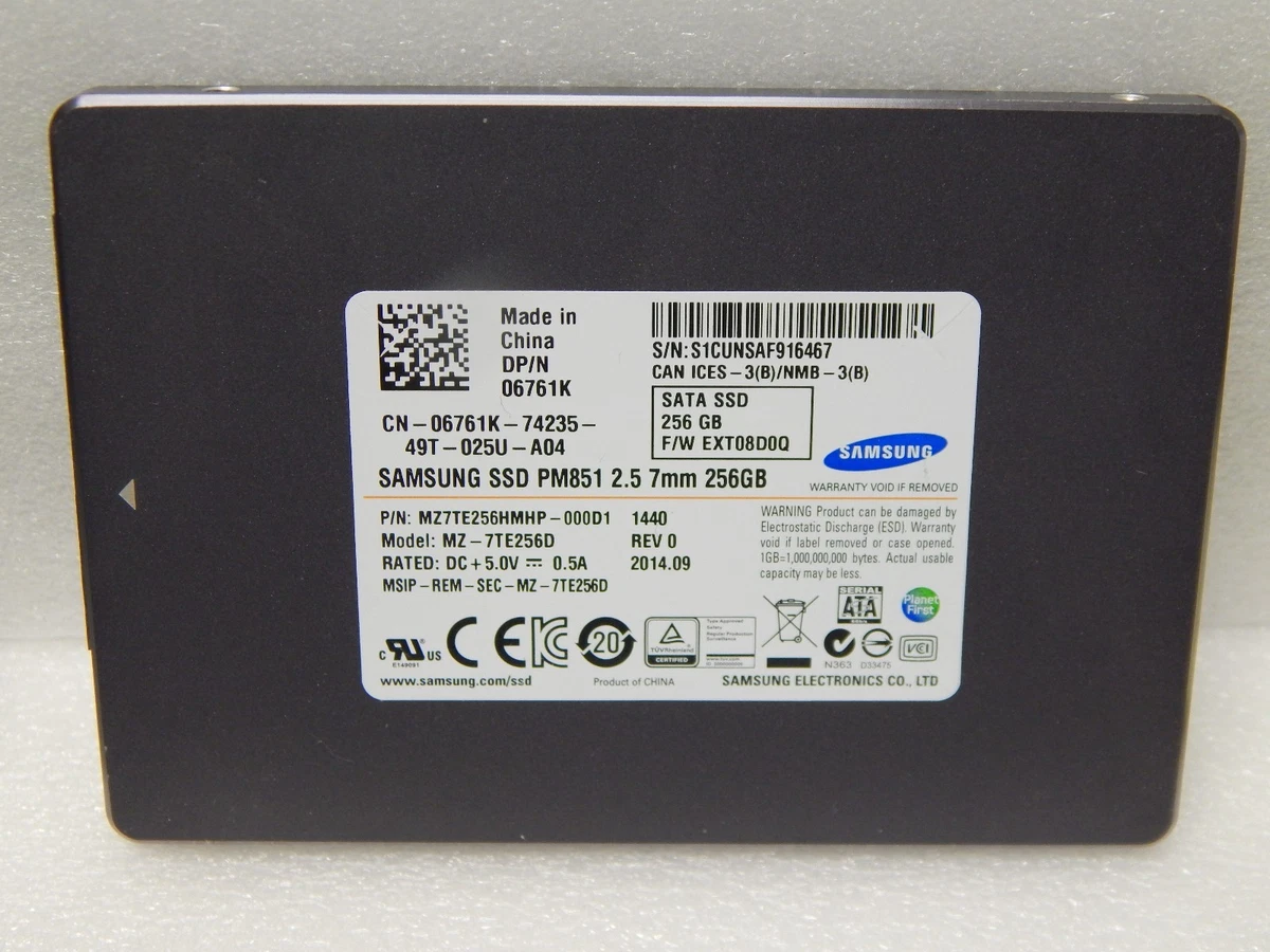 Samsung pm851 best sale ssd