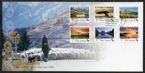 NEW ZEALAND 2004 Tourism, First Day Cover