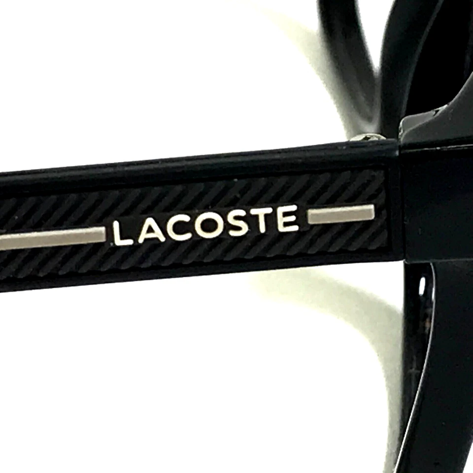 Armações de óculos Lacoste L2866 001 preto fosco quadrado aro completo 56-16-145 - Imagem 4 de 4